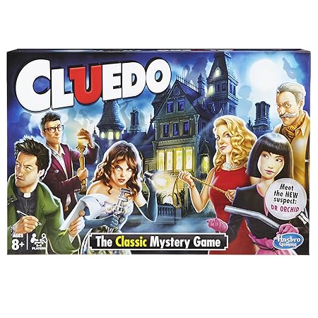 Hasbro 387123480 Cluedo, das Klassische Detektivspiel, englische Version