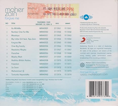 Maher Zain Forgive Me Exclusive Indonesian Edition Amazon Com Music Maher Zain Forgive Me Exclusive Indonesian Edition Amazon Com Music