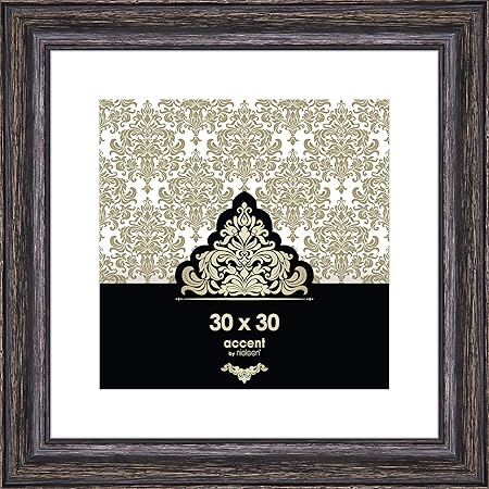 Amazon De Nielsen Accent Holz Bilderrahmen Vintage 30x30 Cm Schwarz