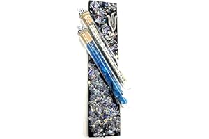 Tamara Baskin Art Glass Wedding Keepsakes Mezuzah, Gift Box and Non-Kosher Scroll Included Hand Made in The USA (Black)