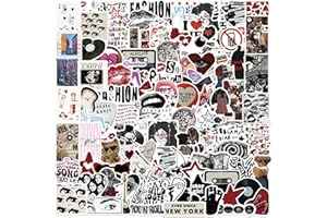 100Pcs Aesthetic Downtown Girls Stickers Pack, Cool Trendy Y2K Grunge Stickers for Water Bottle Laptop Skateboard Party Suppl