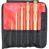 Mayhew Tools 67003 Brass Drift Punch, 5-Piece Set