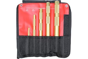 5 PC Brass Drift Punch Set