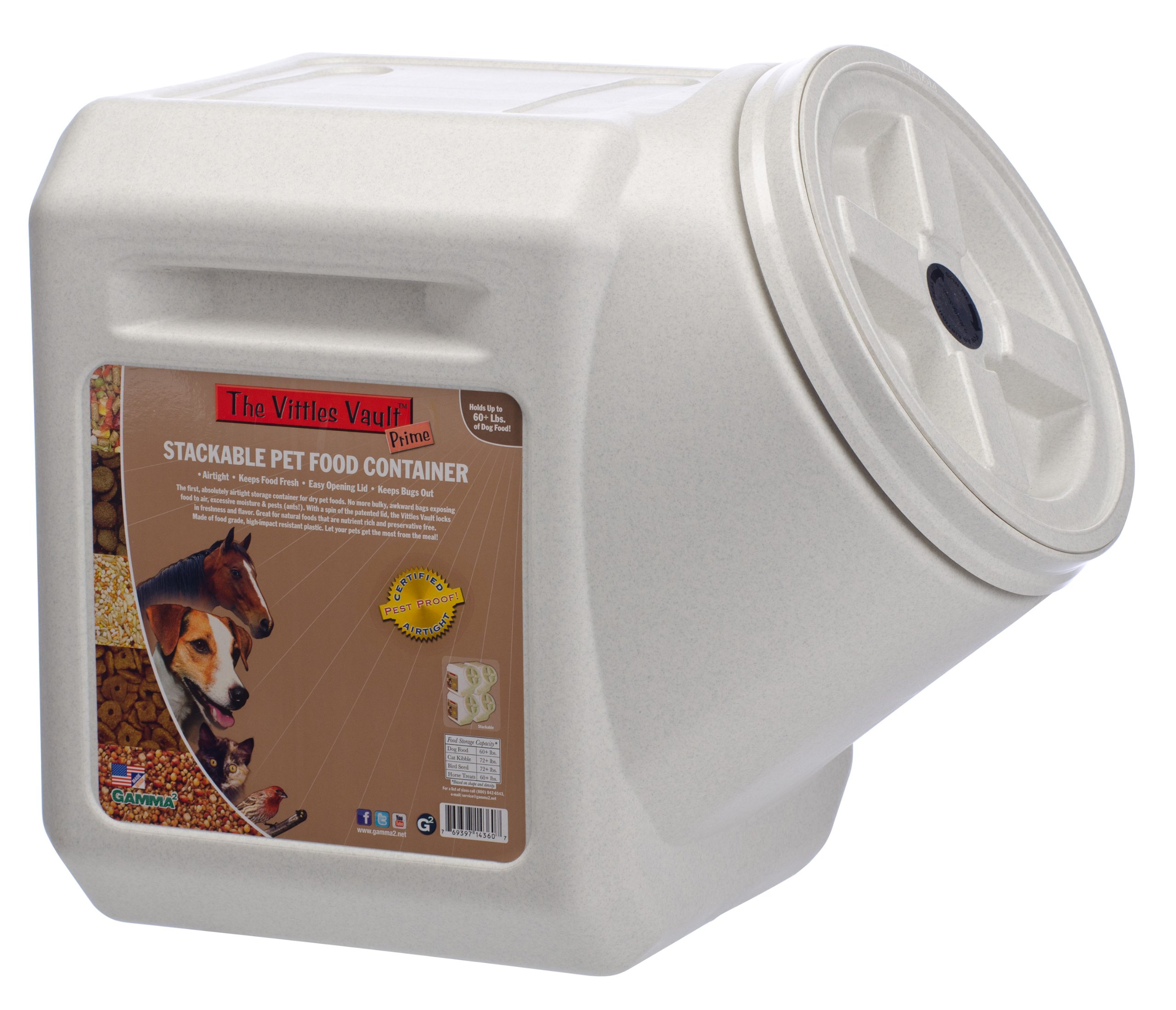 Vittles Vault Stackable Container Holds 60 Lbs Small Swiftsly