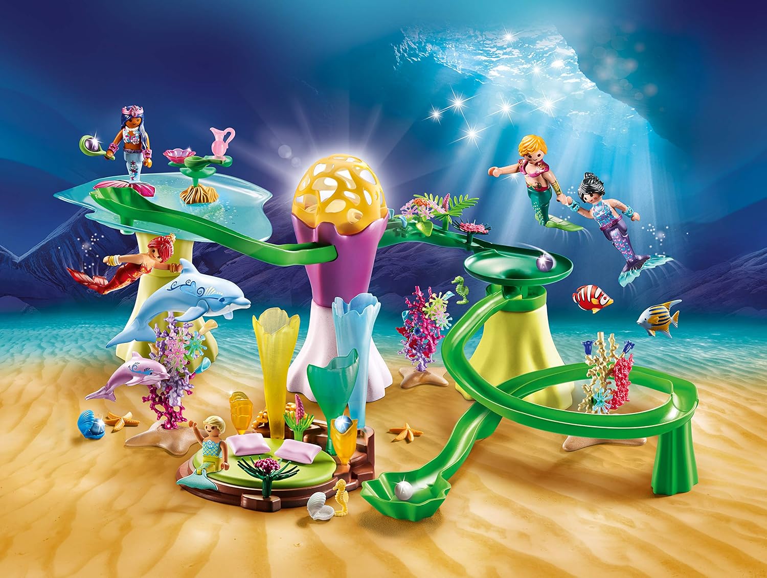 Playmobil Pavillon De Corail Avec Dome Lumineux 70094 Amazon Fr Jeux Et Jouets