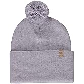Minus33 Midweight Everyday Knit Cuff Pom Beanie - 100% Merino Wool Winter Hat