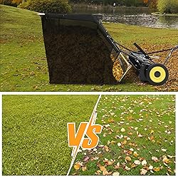 GarveeTools Tow Behind Lawn Sweeper, 50" Pull