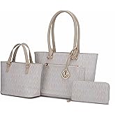 MKF Collection Satchel Bag for Women, Shoulder bag, Small Tote bag & Wristlet Purse Vegan Leather Handbag by Mia K