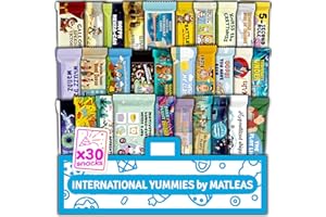 INTERNATIONAL YUMMIES BY MATLEAS International Snack Box, Universal Exotic Candies and Treats from around the World, Gift-Ready Foreign Foods, Unique Experience with Packages Inspired by Japanese, Korean and European Cultures