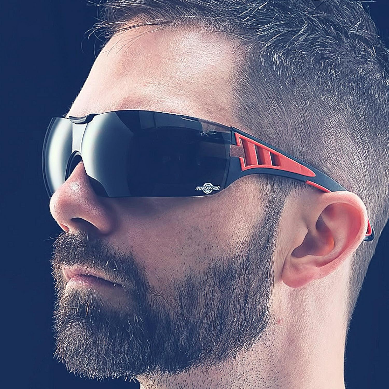 ToolFreak-Rip Out Safety Glasses & Sunglasses,Wraparound Tinted Lens,Can Be Worn As Goggles - Image 5
