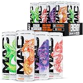 MAC Energy by Conor McGregor 4-in-1 Variety Pack Sugar Free Energy Drink | 12 Pack 12oz, 3 Cans Each - Forbidden Green Apple, Macberry Lychee, Orange Creamsicle &amp; Proper Punch, Zero Sugar, 10 Calories