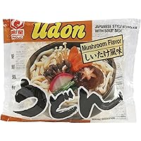 Myojo Udon Noodles Mushroom Flavor, 7.22-Ounce (Pack of 30)