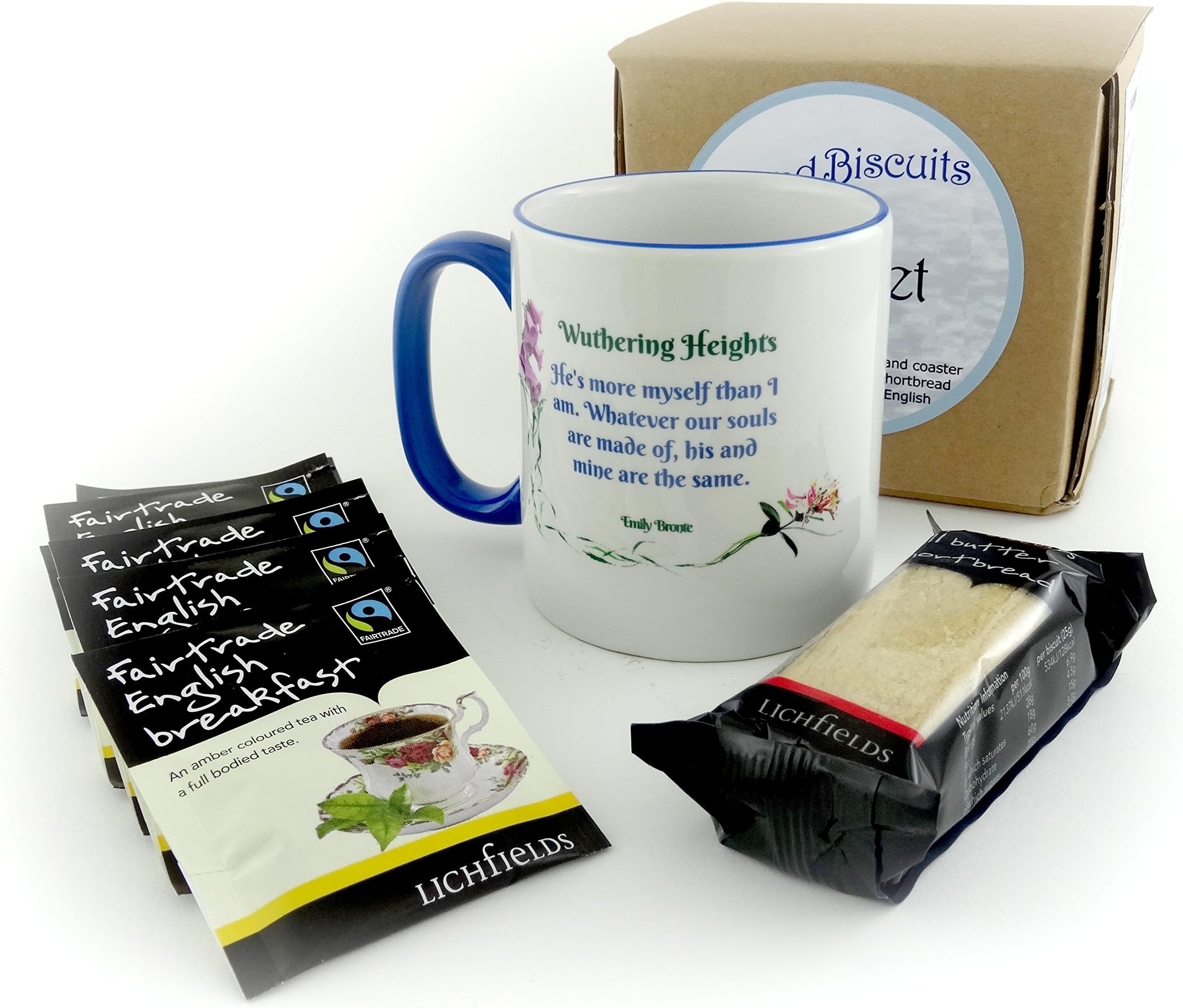 Tea and Biscuits with Emily Bronte gift set