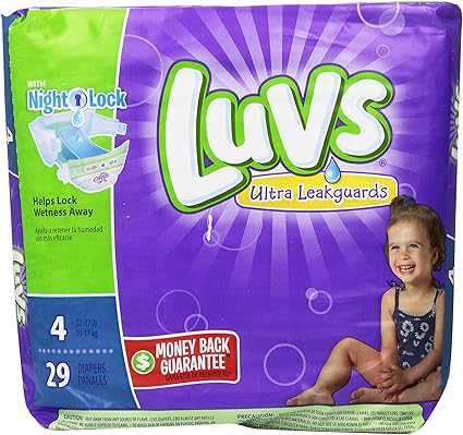 luvs overnight diapers size 4