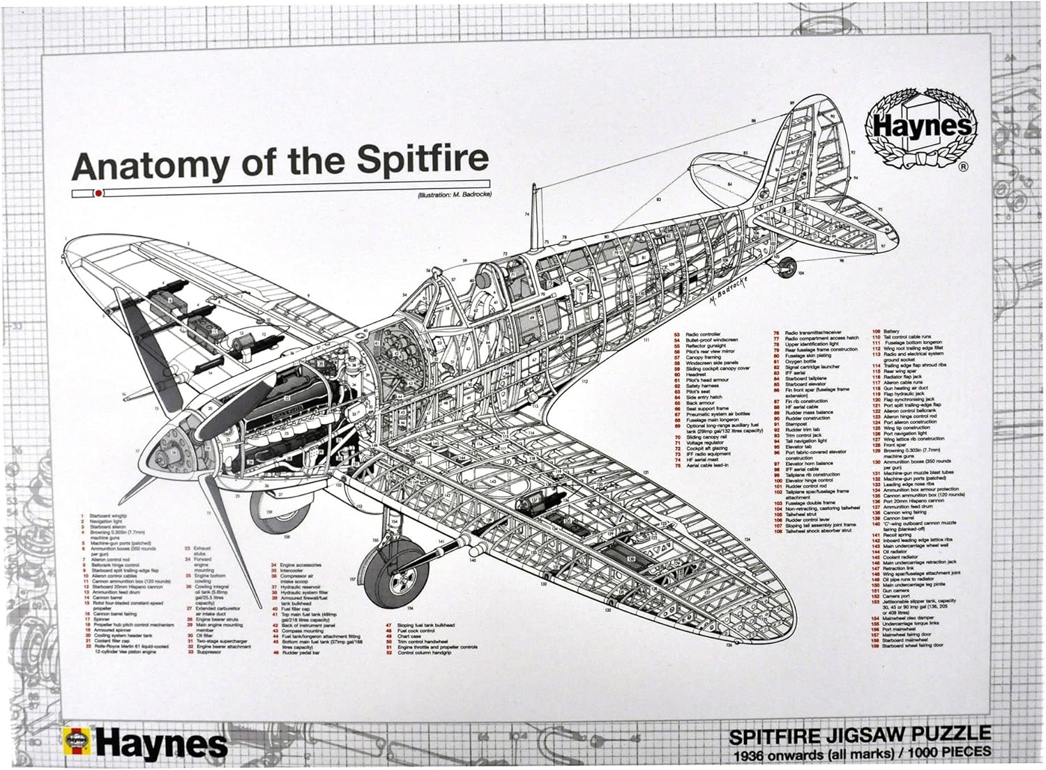Haynes Spitfire Jigsaw Puzzle Amazon Co Uk Toys Games