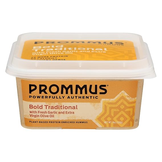 How Much Protein In A Tablespoon Of Hummus Prommus , Bold Traditional Plant-Protein Enriched Hummus, Non-GMO