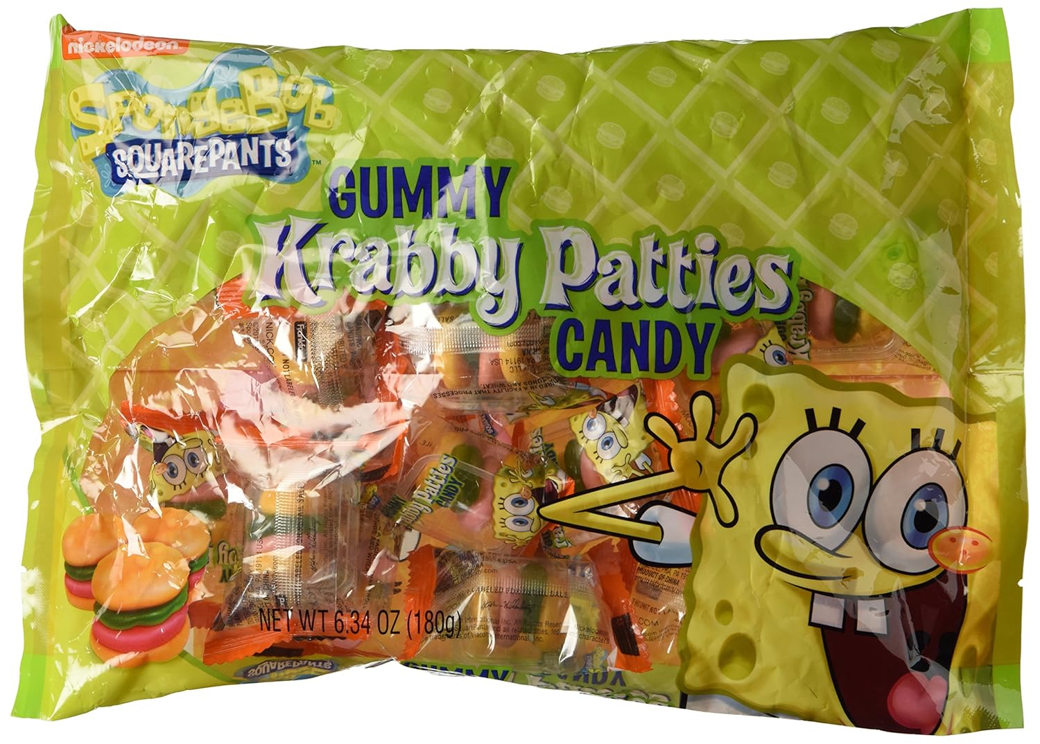 Spongebob Gummy Krabby Patties, 20 Patties Included Health & Personal Care