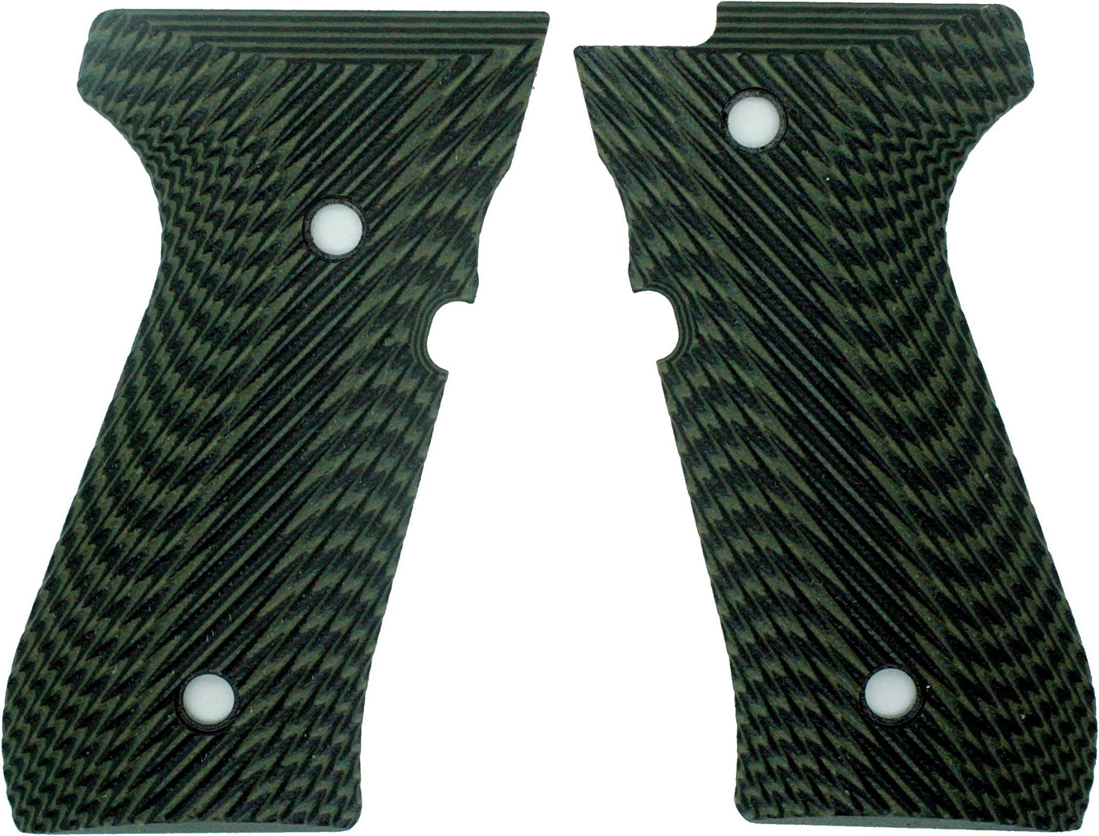 StonerCNC Beretta 92 Grip G10 Cross Hatch Fits 92FS/96 M9 Series