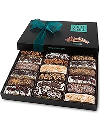 Biscotti Cookie Gift Basket, Gourmet Gift Basket, Delicious Biscotti Artfully Decorated 18 Count Gift Box - Oh! Nuts