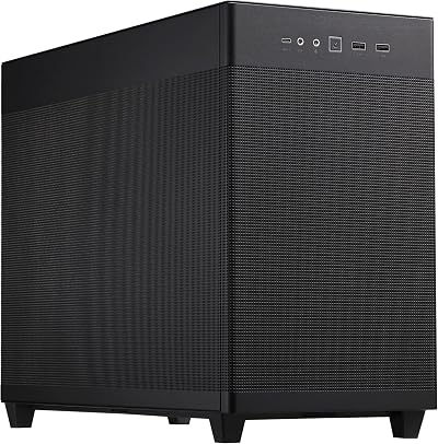 ASUS Prime AP201 MicroATX Case Black 360mm Radiator Support 338mm GPU