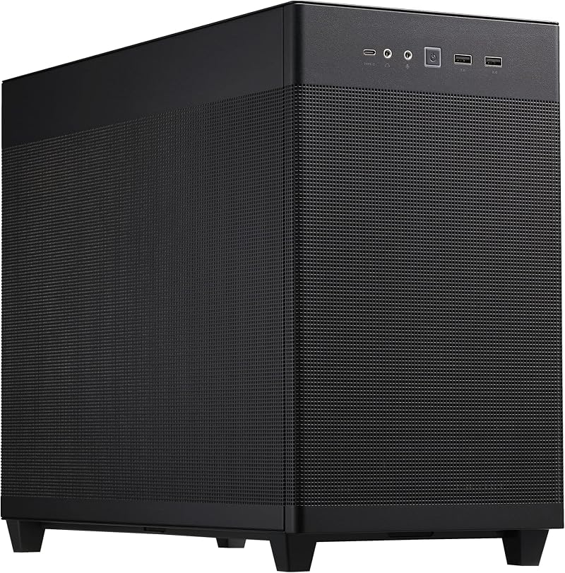 ASUS Prime AP201 MicroATX Case Black 360mm Radiator Support 338mm GPU