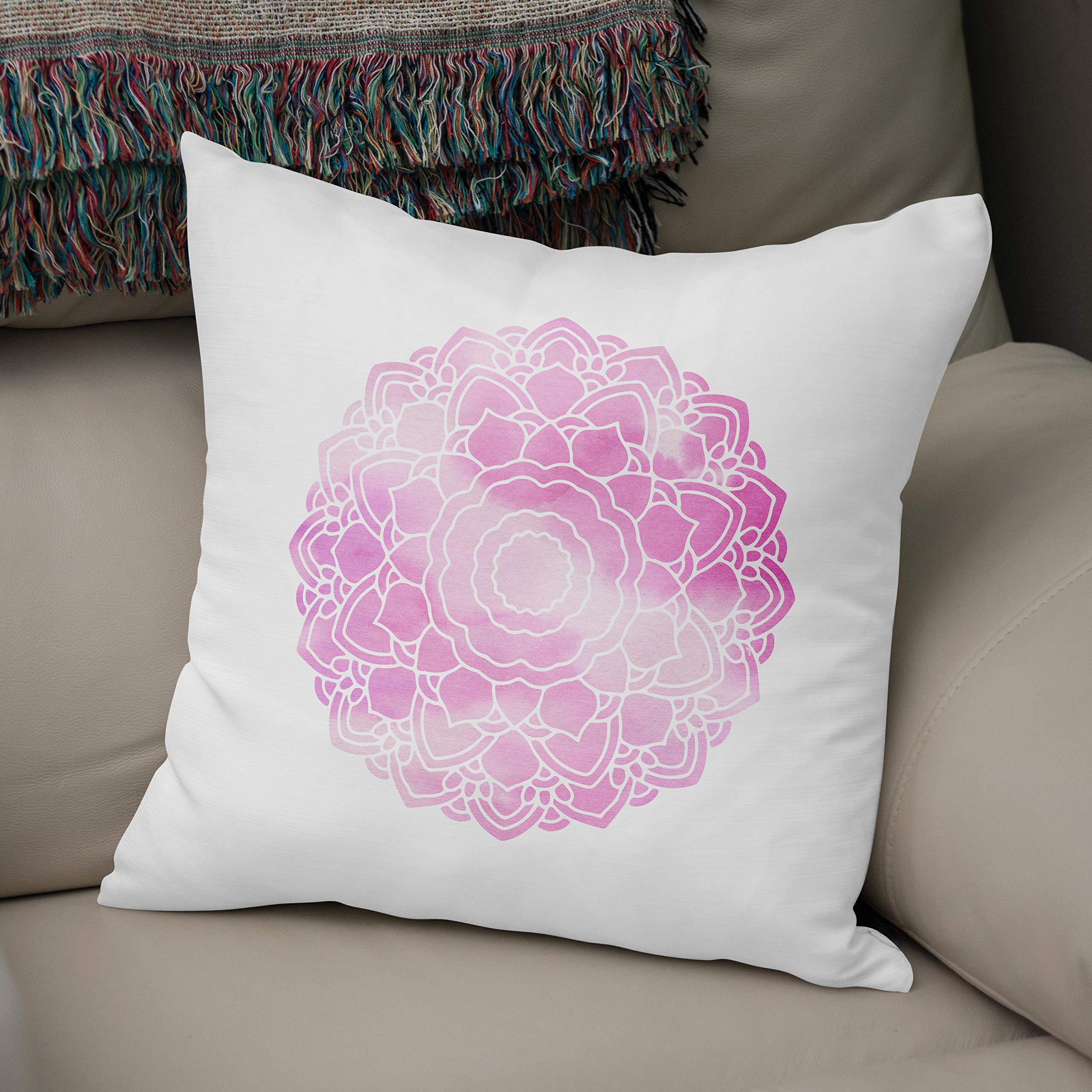 Bonamaison, Decorative Cushion Cover - 50% Cotton 50% Polyester - 43x43cm - Designed and Manufactured in Turkey