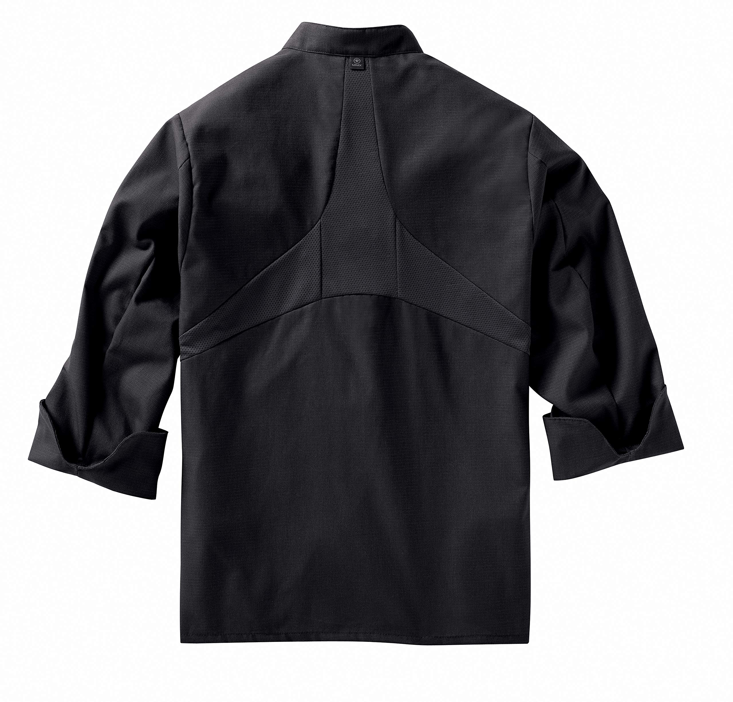 Red Kap Men's Long Sleeve Ten Button Chef Coat with Mimix and Oilblok