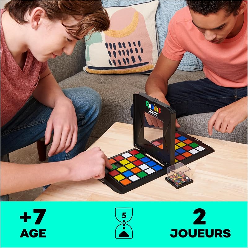 Cube - Rubiks Race - Jeu De Société Casse-Tête - Face À Face