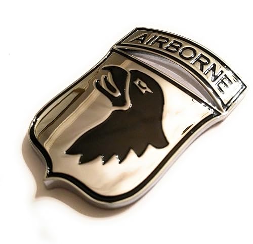 Shadow Six Romeo Military Army Chrome Metal Decal Auto Emblem (101st ...