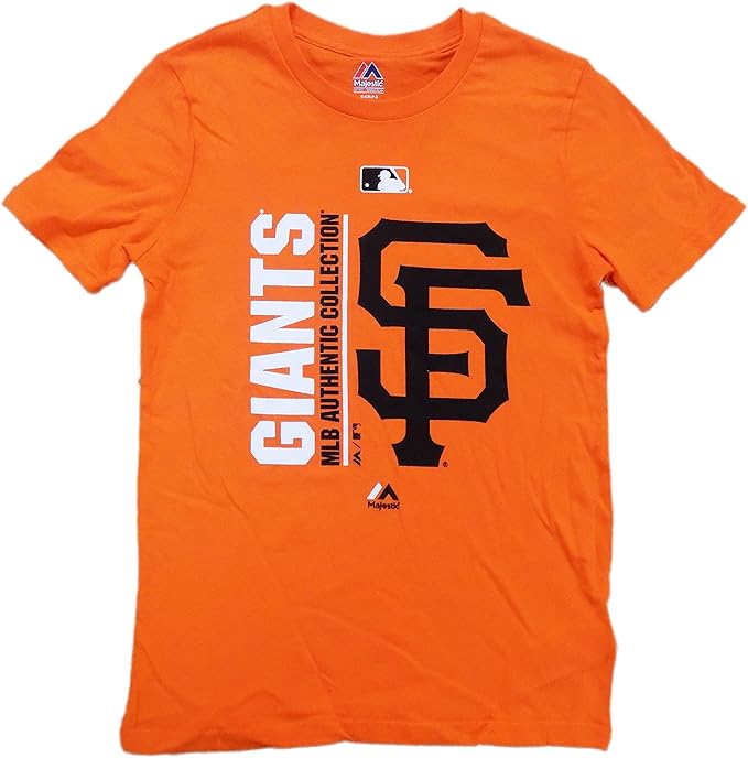 San Francisco Giants Youth Orange Primary Logo Authentic