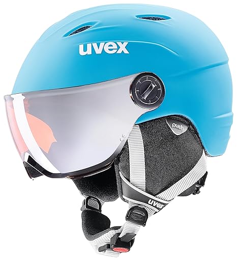 Uvex Kinder Junior Visor Pro Skihelm