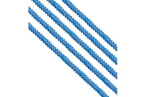 KYEZI DESIGN AND CRAFT 1/2 inch Gimp Trim, 13mm Gimp Braided Trim, Gimp Cord, DIY Braided Cord for Sewing Home Decoration Costume (Turquoise, 10 Yards)