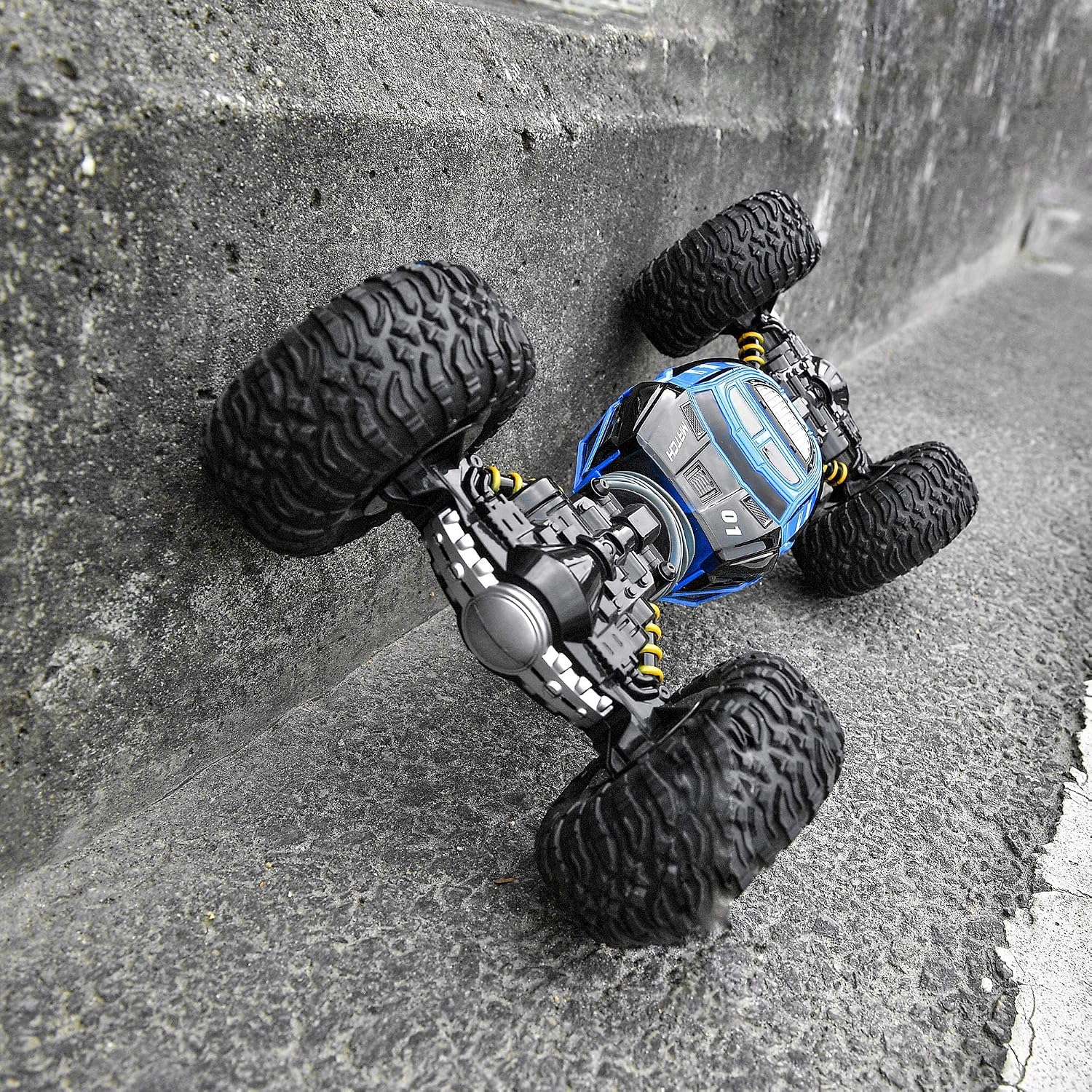 BEZGAR TD141 Remote Control Cars, 1:14 Scale RC Car, 4WD Transform 15 KM/H All Terrains Twist RC Stunt Car - Image 4