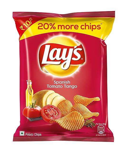 Lay's Potato Chips, Spanish Tomato Tango, 30g (Extra 20) Amazon.in