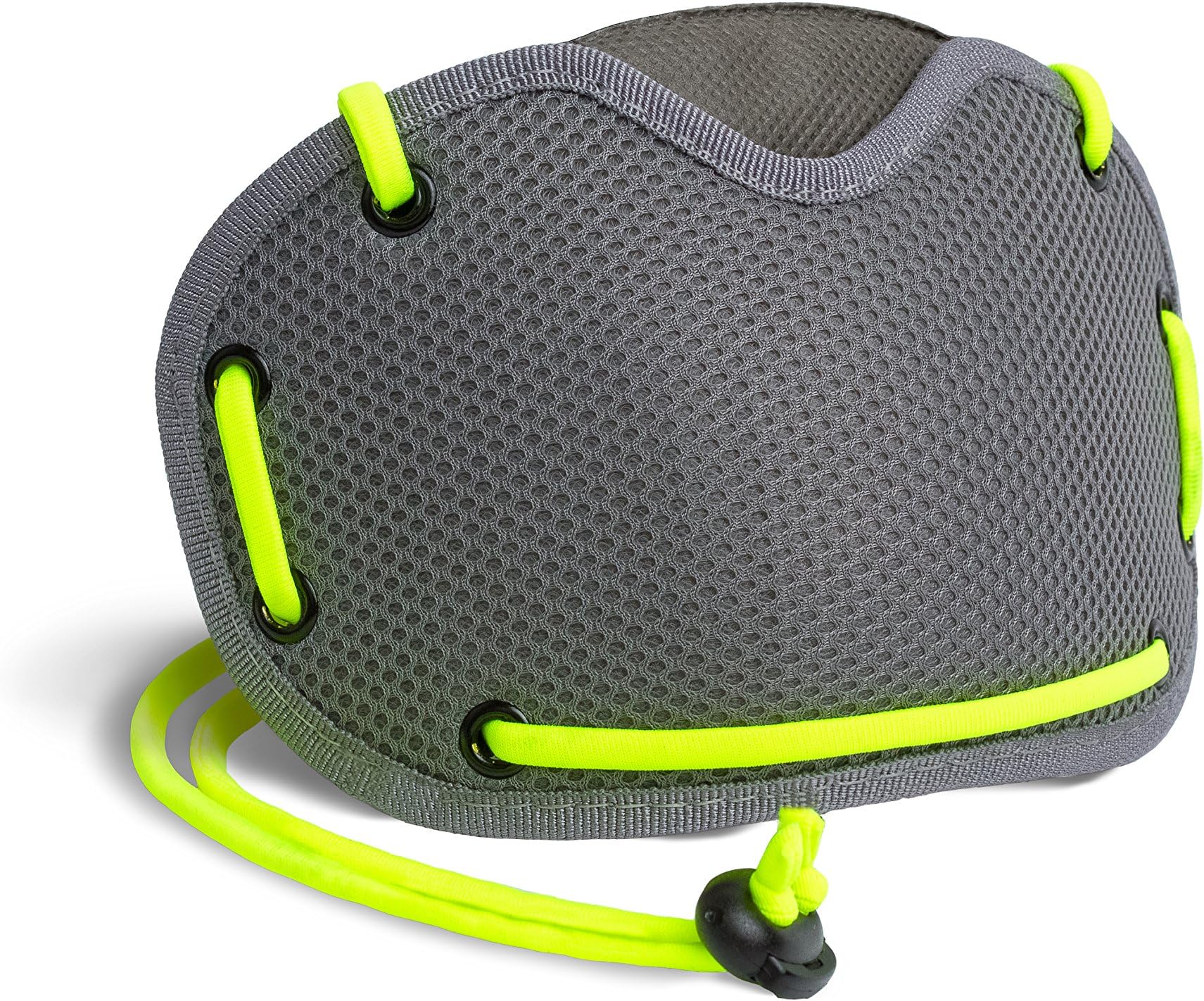 Banale N99 Activated Carbon Filter Portable Anti-Pollution Adult Mask for Cyclists, City Dwellers, and Travellers (Grey and Yellow)