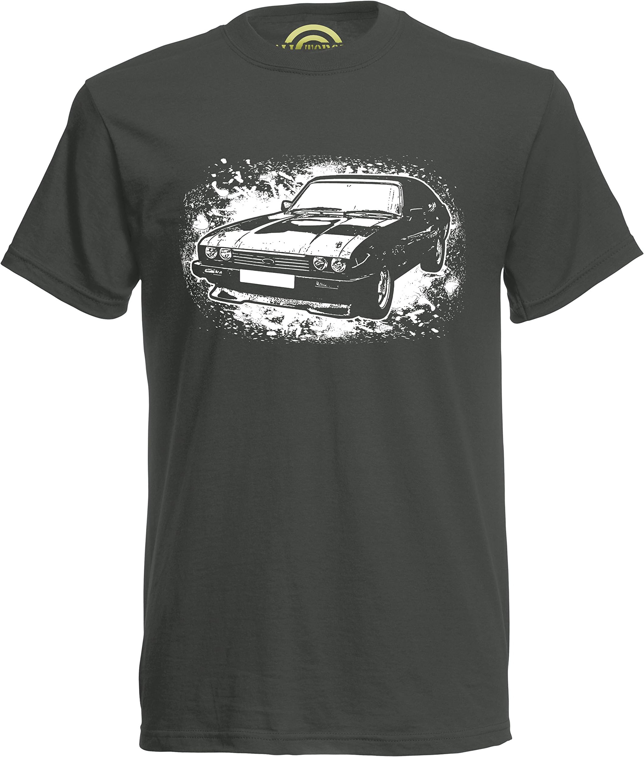 Capri T-Shirt Retro 70s Car Size's Small - XXL