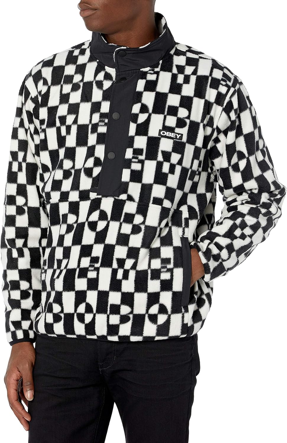 OBEY mens Jackets: Clothing