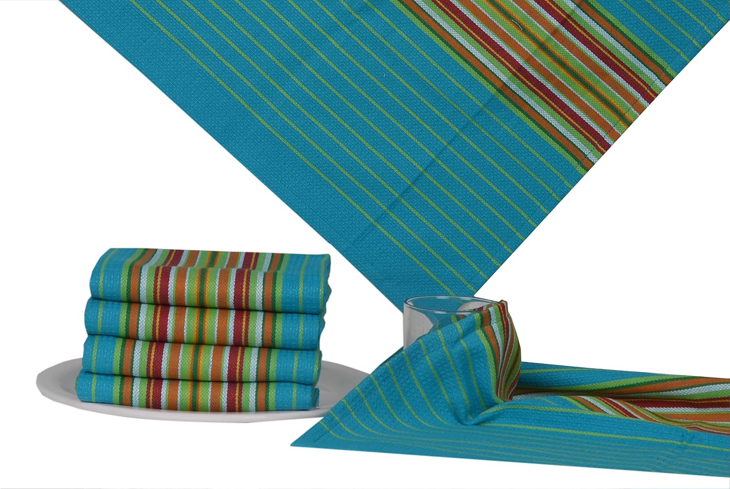 Urban Villa Kitchen Towels, Premium Quality, 100% Cotton Dish Towels,Mitered Corners,Ultra Soft (Size: 51x76 CMS) - Image 4