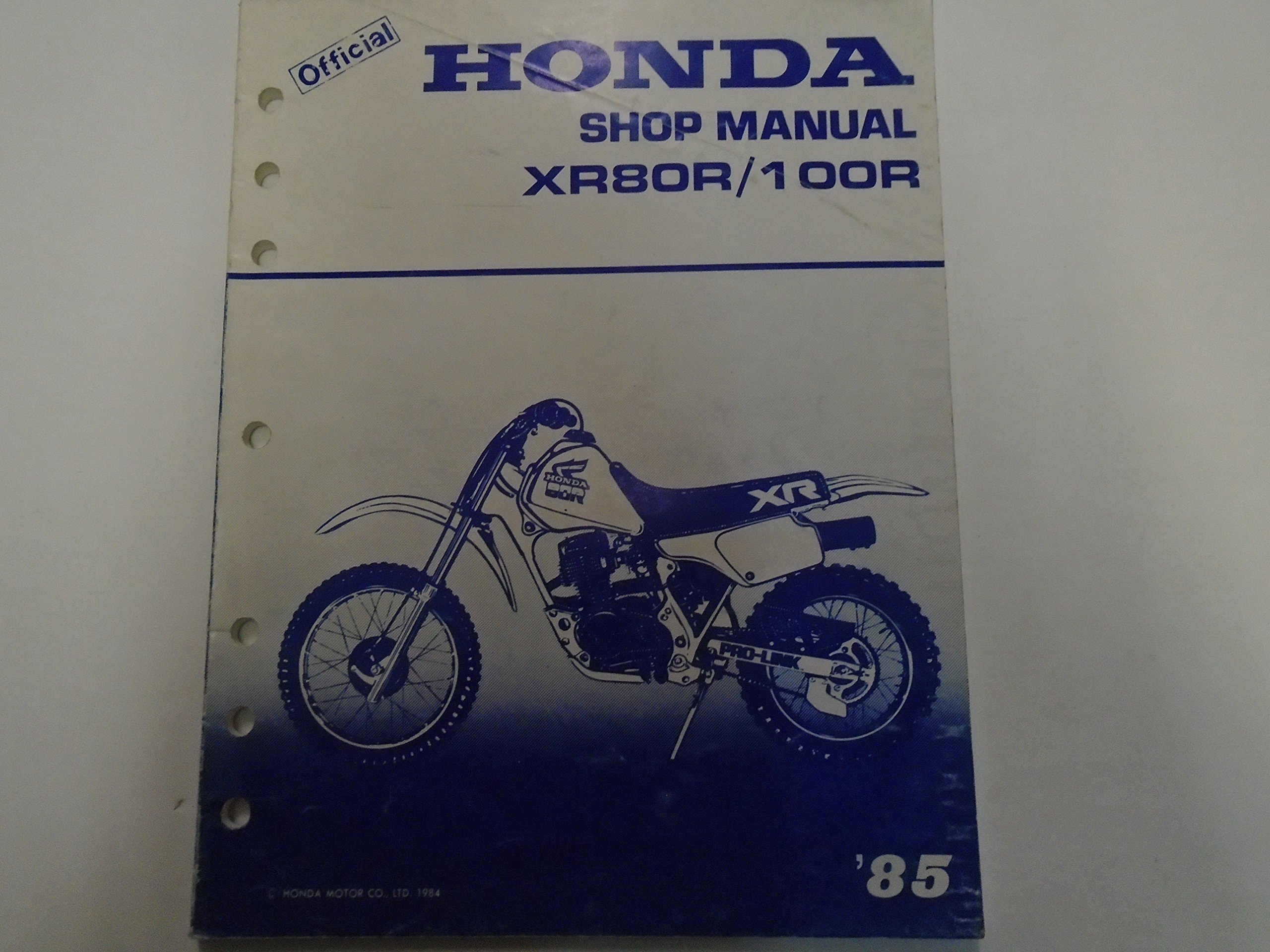 1985 Honda XR80R XR100R Service Repair Shop Factory Manual OEM Used Book  ***:
