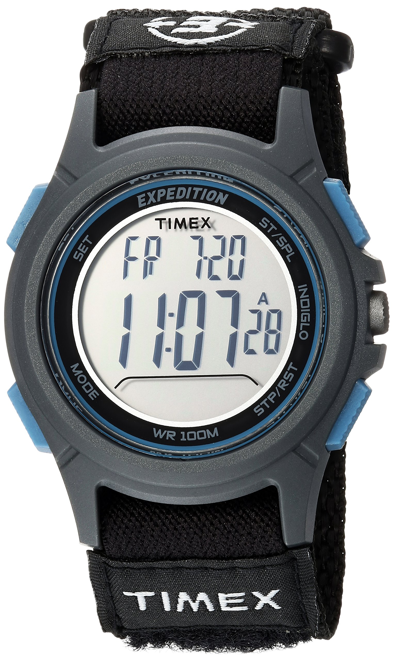 Timex Expedition Baseline Reloj cronógrafo digital con alarma y temporizador de 41 mm
