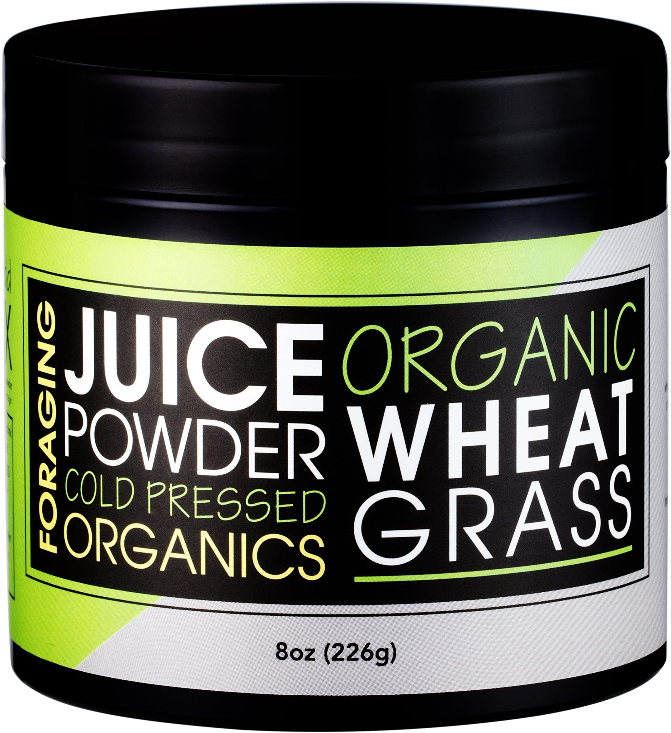 Foraging USDA Organic Wheat Grass Juice Powder (8 oz) Cold Pressed Wheatgrass