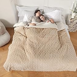 CHIOKY Electric Heated Blanket, 3D Pattern
