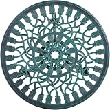 Yaheetech 3 Piece Patio Bistro Set Round Aluminum Table Two Chairs Green view 8