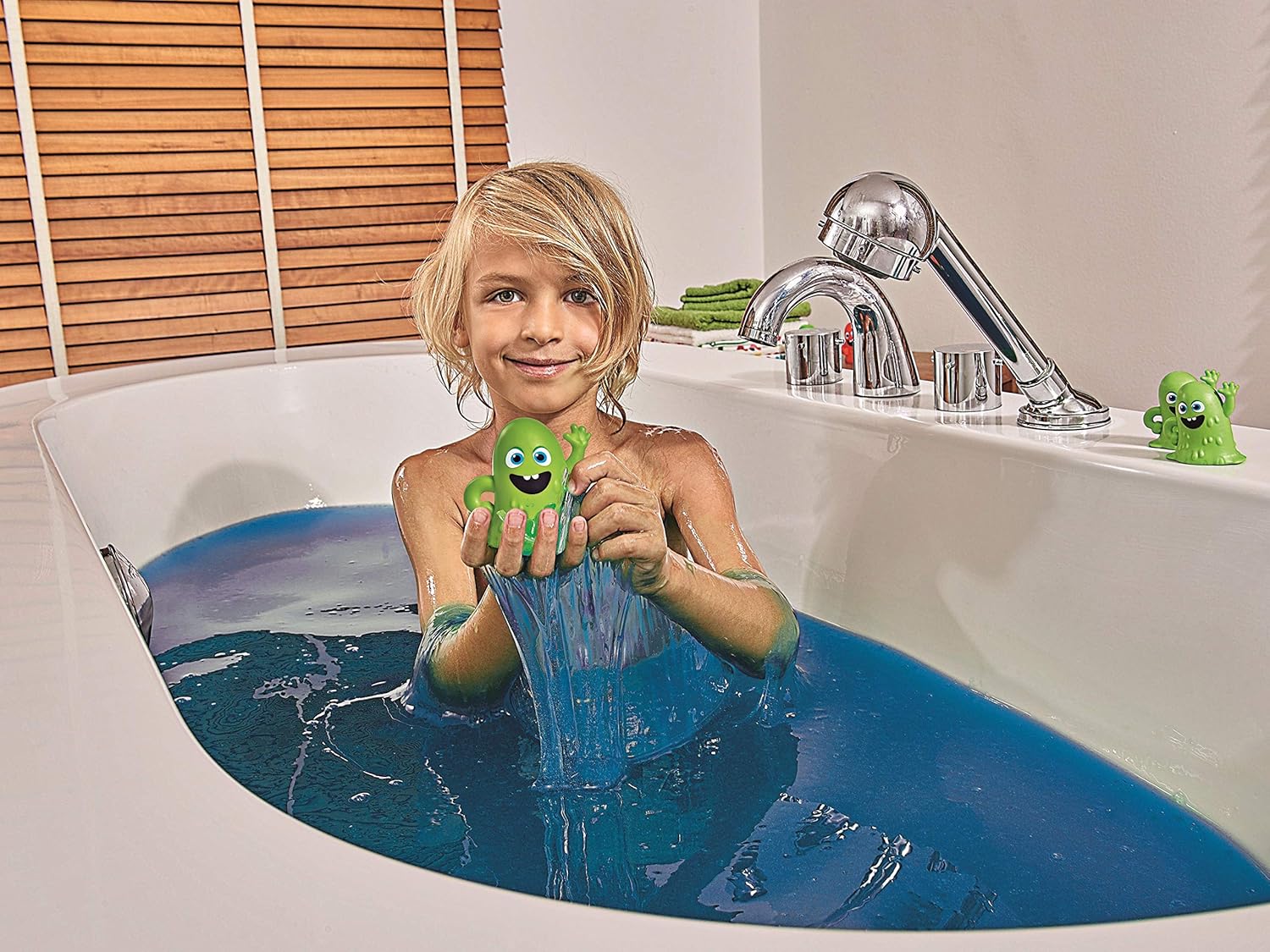ZIMPLI, 6 x Slime Baff Bundle Pack, Green & Purple, Magically turns water into gooey, colourful slime, Party Bag Filler Toys - Image 3