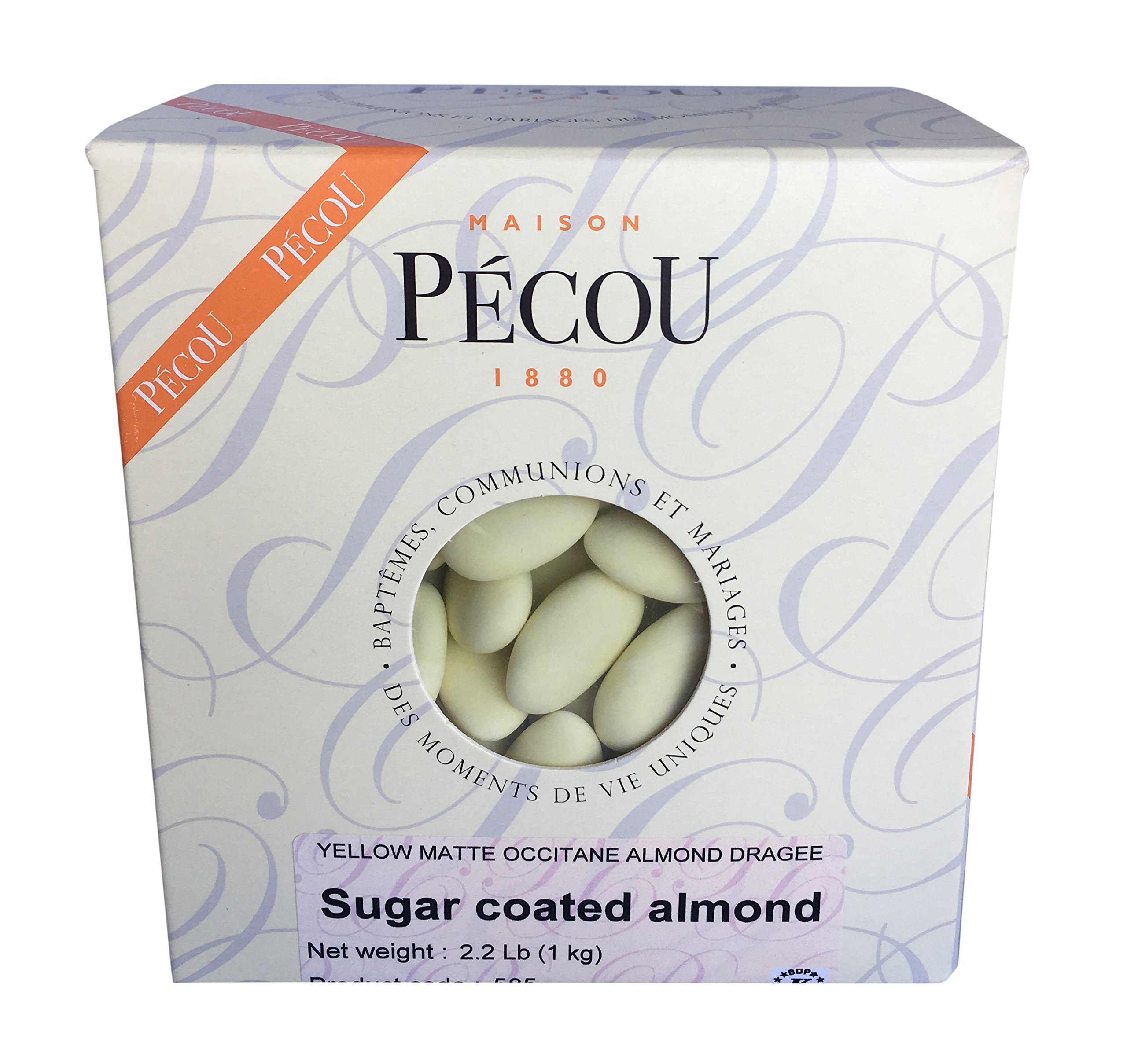 French Almond Dragees (French Jordan Almonds), Blue color