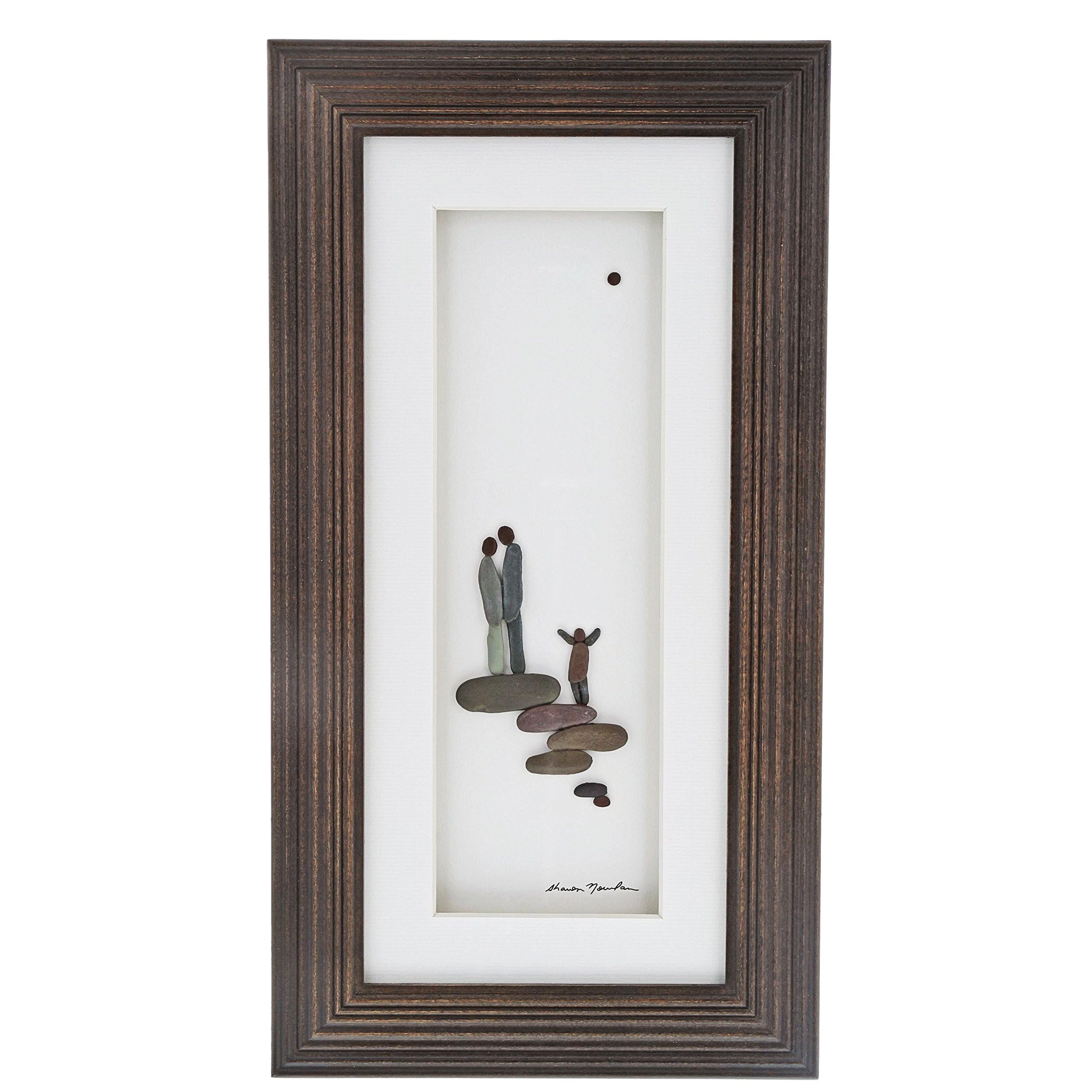 Sharon Nowlan Joy Framed Picture, Wood, Multi-Colour, 2 x 20 x 38 cm