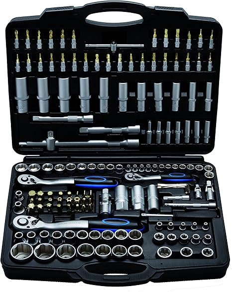 Caja de herramientas con llaves variadas (150 piezas): Amazon.es: Bricolaje y herramientas