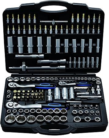 Caja de herramientas con llaves variadas (150 piezas): Amazon.es: Bricolaje y herramientas