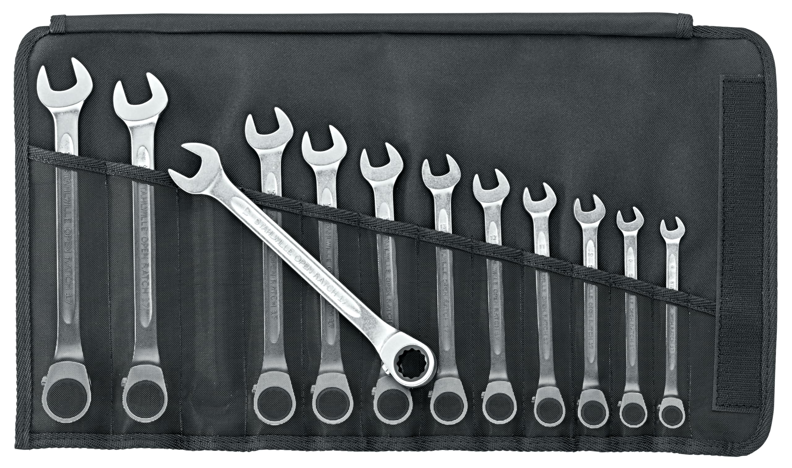 Stahlwille JUEGO LLAVES DE CARRACA DE Boca FIJA Y Boca EN EST - 17/12