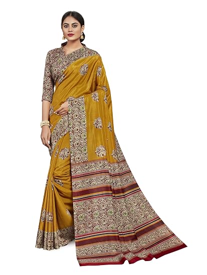 Divaastha Multi Malbari Silk Floral Saree with Blouse Piece (VSI1012MULTI)